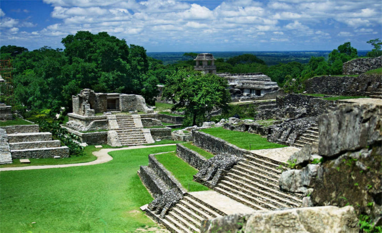 Maya-Ruinen in Palenque Mexiko